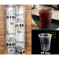 Benxon Transparent Plastic Cup 6oz (50pcs) | Cawan Plastik & Cawan Kertas | Party Cup | Drinking Cup