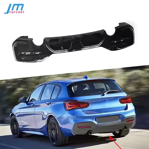 ABS Rear Bumper Diffuser Lip For BMW 1 Series F20 M Sport M135i M140i 2015-2018 O-O/ OO-OO Rear Lip 