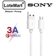 [READY STOCK] SONY MircoUSB HighSpeed 3.0A Cable Compatible PHONE PowerBank, Wifi Modem, GPS Device 