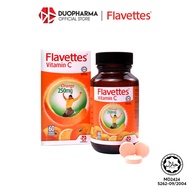 Flavettes Vitamin C - Orange (250mg x 60's)