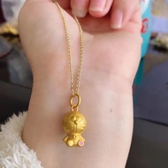 Doraemon Blue Fat Pendant Doraemon Bracelet Necklace Cartoon Pendant Accessories diy Jewelry Pendant