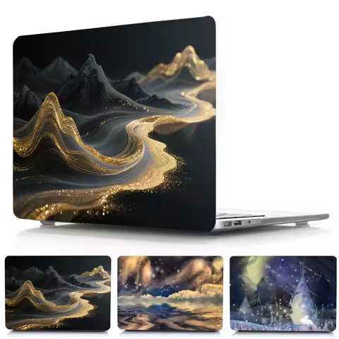 Color Painting for Macbook Air 13 Case M2 2022 Pro 13 14 16 Inch 2026 M5 Cover for Macbook Air 13 M1