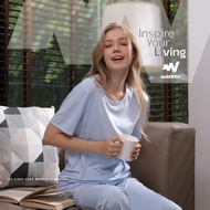 WARRIX เสื้อนอนแขนสั้น DEEPLY SLEEPWEAR SHORT SLEEVE (WA-222SLACL02)