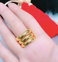 Nhẫn trơn xuping 2 chỉ mạ vàng 18k cao cấp siêu bền màu ( 1 nhẫn )