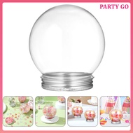9 Pcs Christmas Decorations Snow Globes Winter Craft Kit 9.20X8.20X8.20CM Transparent  uiran