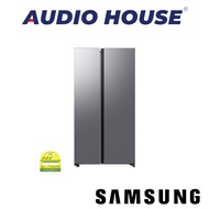 SAMSUNG RS70F65Q3TSS  655L SIDE BY SIDE FRIDGE  MATT DOI METAL  W912xH1780xD716MM  3 TICKS  2 YEARS 