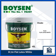 ◳ ⭐ ❧ Boysen B-701 Flat Latex White 16L-Pail