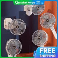 OMT | พดลมไรสายแบบหนบ BLDC ชารจผานพอรต Type-C ตดผนง ตงโตะ พกพา ใชกบรถเขนเดก รน FAN-138