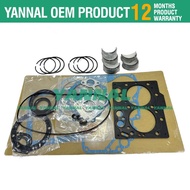 New 2TNE68 2TNE68-CDM Overhaul Re-ring Kit For Yanmar Engine Tractor HN-2 B08-3 VIO10 PC03-2 Excavat