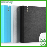 SUCHENSG Display Book, Waterproof D-Shaped Binder A4 File Folders,  4 Hole PP Ring Binder Folder Doc