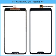 New TouchScreen Panel For Xiaomi Mi A2 Lite Touch Screen Sensor Glass For Xiaomi Redmi 6 Pro Digitizer Panel Front Glass Parts