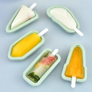 Household DIY Ice Cream Mold With Cover Silicone Watermelon Homemade Popsicle Mold Single Household Popsicle Popsicle Mold