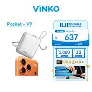[China CCC] VINKO V9 พาวเวอร์แบงชาร์จเร็ว Mini ความจุ 10000mAh รองรับชาร์จเร็ว PD 20W & SCP22.5W
