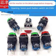 AB6-A Self-Locking 3-Pin Power Start Point AD16 Button AL6-M Reset 5-Pin with Light 16mm Switch LA16