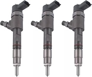 0445110777 1J801-53052 Diesel Fuel Injector 3-Pack for Kubota D1803 D1803-CR-E4B V2403 V2403-CR Engi