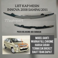 HOOD MOLDING LIST KAP MESIN INNOVA 2008 2009 2010 2011