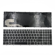 Siakoocty FOR HP EliteBook 850 G5 855 G5 755 G5 750 G5 series notebook silver frame English keyboard