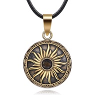 EUDORA Harmony Ball Chime Bola Necklace untuk Kehamilan, Loceng Bersalin Tembaga Vintage, Hadiah Bol