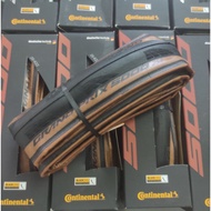 Continental GP5000 700c Clincher Tyre, Transparent Tan Wall