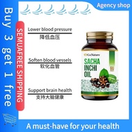 Buy 3 get 1 free CoNature GNI Sacha Inchi Oil - 60 Capsules per Bottle, Care for Brain Health