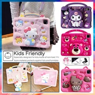 Kids Safe 3D Cartoon Tablet Cover Protective Case with stand for iPad 12th A18 11th A16 10th 9th 8th