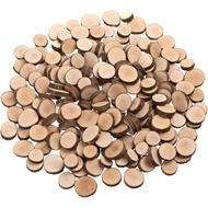 Wood Slices Tiny Log Slices Unfinished Natural 100pcs Kids Crafts Painting Toys DIY Home Centerpiece