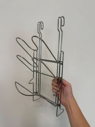 40cm  x 16.5cm 廚房收納架 廚房鍋蓋架 鍋蓋 鍋蓋架 支架 收納支架 收納 鍋蓋支架 鍋蓋架 不銹鋼 菜板架 碟架 砧板架 砧板 碟 菜板 不銹鋼支架 置物架 置物支架 可掛式 可掛式支