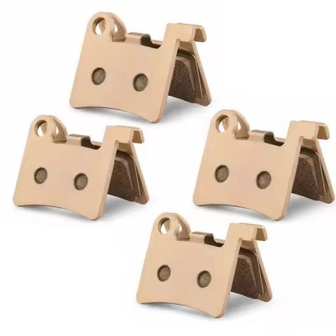 4PCS Metal Sintering Disc Brake Pads Gold Electric Bike Brake Pads for GT73/ Macfox X2/ Macfox X7 el
