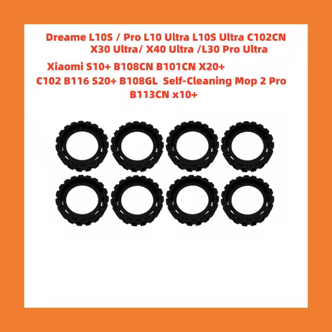 Vacuum cleaner rubber wheel leather ring compatible with Dreame L10S/Pro L10 Ultra L10S Ultra C102CN