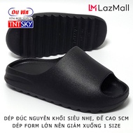 Dép nam đúc liền khối đế cao 5cm siêu nhẹ DUWA - Hàng chính hãng - LD307