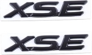 2PCS XSE Car Emblem 3D Badge Nameplate Decal Sticker Trunk Left-Right Side Fender Self Adhesive Deco