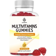 Sugar Free Multi-Vitamin Gummies for Women & Men, Daily Multivitamin/Multimineral Supplement with Vi