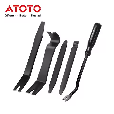 ATOTO 5pcs Plastic Car Radio Stereo Removal Tool Multimedia Player Panel Trim Dash Dismantle Kit Aut