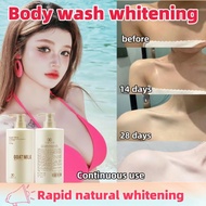 Whitening body wash goat milk 800ml  niacinamide shower gel gently cleanse body refreshing nourish skin brighten skin tone 山羊奶美白沐浴露