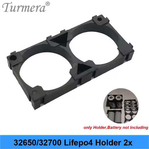 Lifepo4 Battery Bracket Holder 2X 32650 32700 33140 Safety Anti Vibration Plastic Case Assembled in 