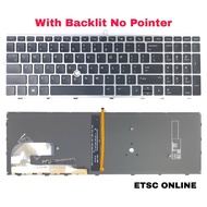 New Keyboard For Hp Elitebook 850 G5 850 G6 855 G5 750 G5 755 G5 Zbook 15u G5 Backlit Keyboard