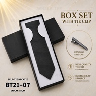 8CM * Premium Self-tie Necktie Hand Tie High Quality Polyester Necktie Men Tie Luxury Tie Box Set