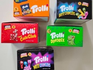 Trolli  กัมมี่กลิ่นผลไม้รวม 16 กรัม ทรอลลี่ เยลลี่ขวด เยลลี่หนอน ไดโนเสาร์