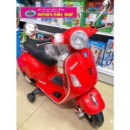 FREE SHIPPING KIDS VESPA RECHARGEABLE SCOOTER ELECTRIC