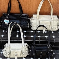 Rivets Motorcycle Niche Belt Bag Leather Bag deinet Single Bag Underarm Designers Pocket Capacity Sh