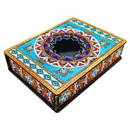 Special Shaped Bright Drill Diamond Painting Jewelry Box Birthday Gift DIY Mandala Wood Organizer Ca