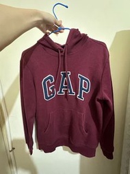 Gap帽T酒紅色 男版XS