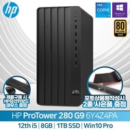 HP 프로타워 280 G9 6Y4Z4PA (i5-12500/ 8GB/ 256GB/ 윈도우10프로) (SSD 1T 변경)