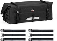 KEMIMOTO 70L Waterproof ATV Dry Bag, PVC ATV Storage Bag 4 Wheeler Duffel Bag with Roll Top Closure,