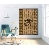 Abstract Ancient Eyes Egyptian Hieroglyphics Egypt Culture Poster Prints Wall Art Canvas Painting Picture Photo Room Home Decor