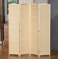 ONE - 玄關移動折屏折疊隔斷竹編屏風【高180x寬160CM（原木色）】