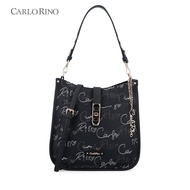 Carlo Rino Black Playful Dame Shoulder Bag