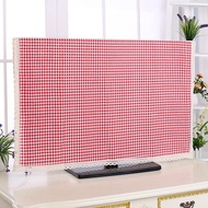 Tv Cover Hanging LCD TV Dust Cover 55inch 50 Curved Surface 65 Pastoral Cover Cloth Wall-Mounted Fabric