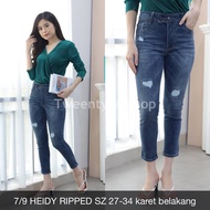 Jeans Wanita 7/9 HEIDY RIPPED-twenty olshop