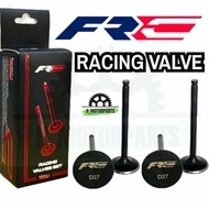 FRC RACING VALVE LC135 Y15ZR FZ150 19/22 20/23 22/25 23/26 STEEL PROTAPER ORIGINAL COPPER BLACK VALV